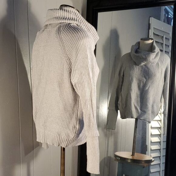 Sweater 41 Hawthorn Cowl Neck Cable Knit CREAM WOMEN'S WOMAN'S SIZE Medium - Picture 3 of 9